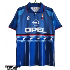 AC Milan 1995-1996 Retro Čtvrtý Dres Krátký Rukáv